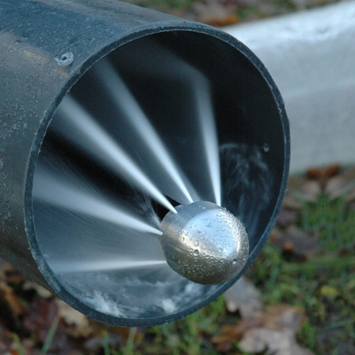 Hydrocurage haute pression d’une canalisation à Ganshoren